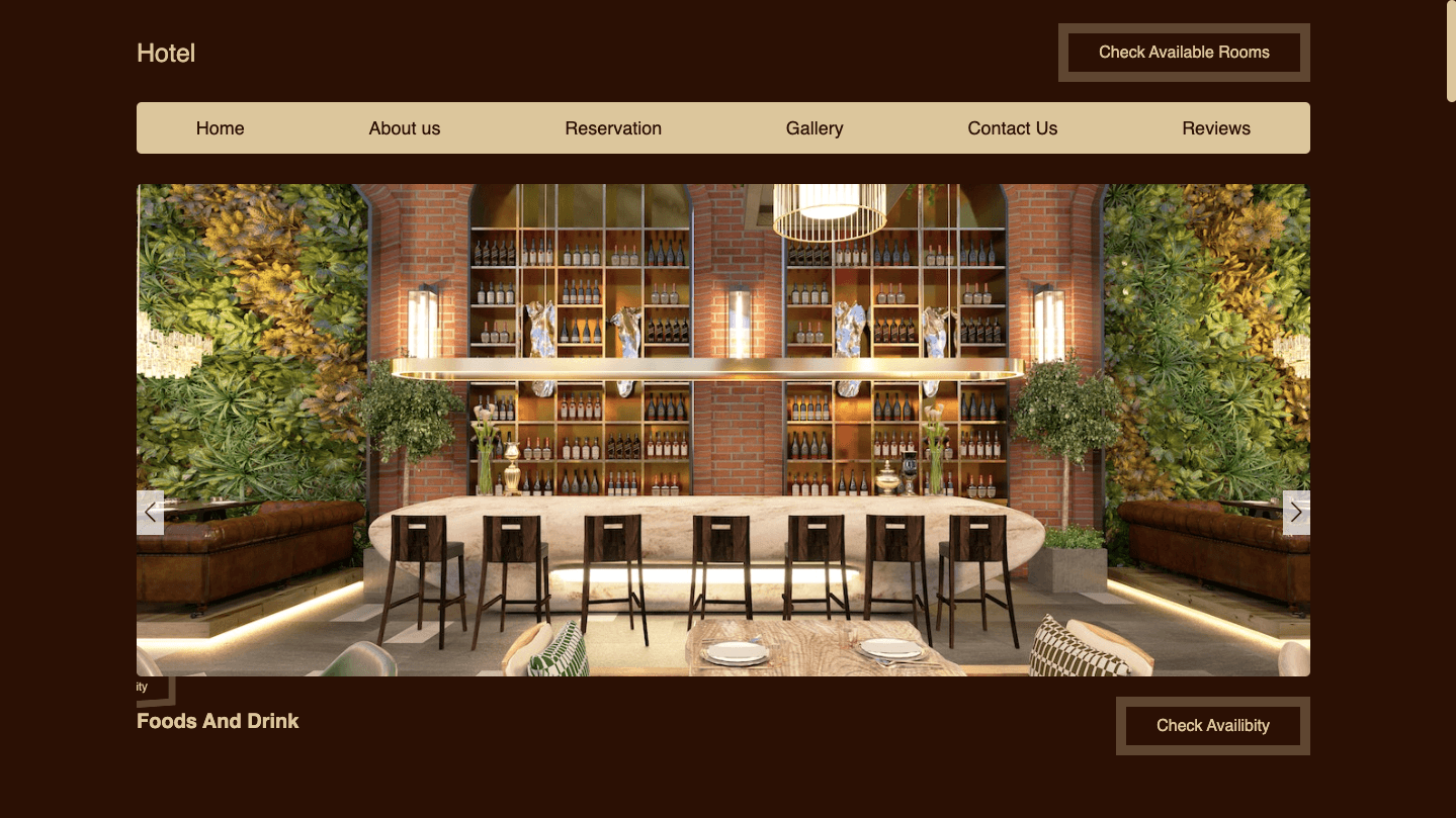 Hotel Website